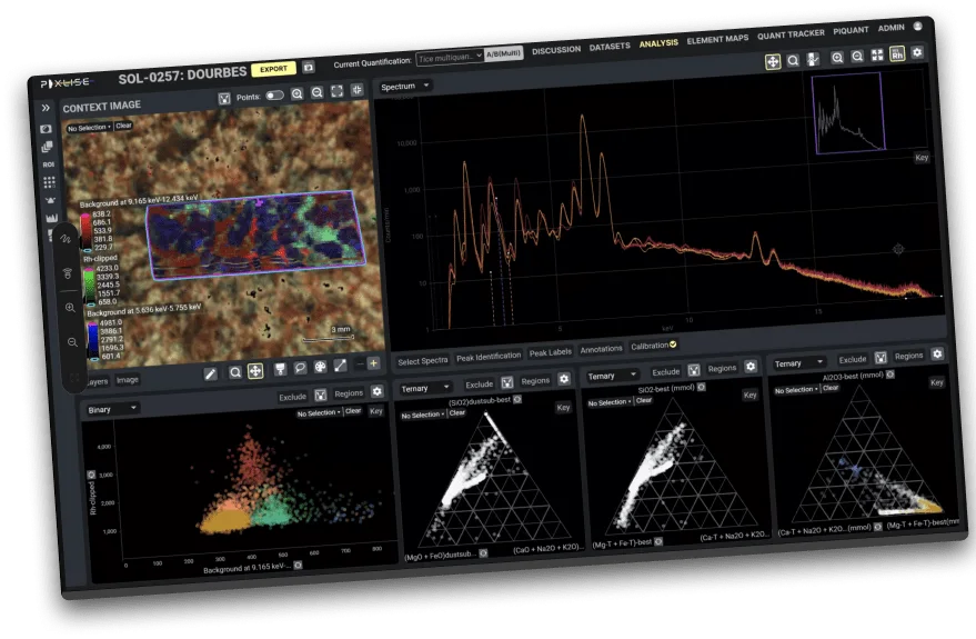 PIXLISE Investigation Interface